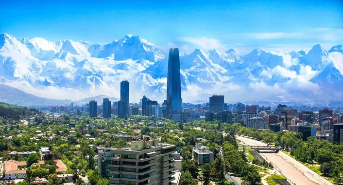 Santiago e os Andes