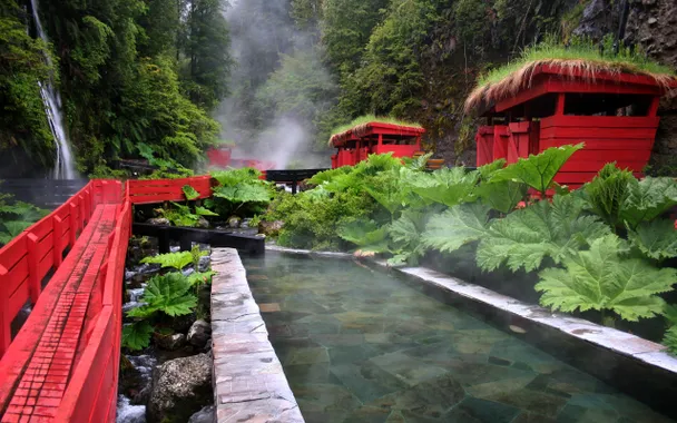 Termas Geométricas, em Pucón