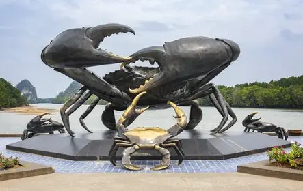 Cidade de Krabi, templos e Ko Klang