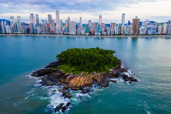 Vista Aérea de Balneário Camboriú